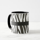Boss: Zebra Stripes Gift Mok "World's Best Boss" (Voorkant links)