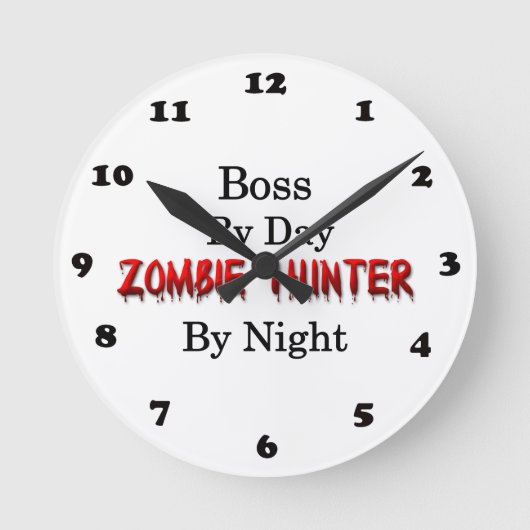 Boss/Zombie Hunter Ronde Klok (Voorkant)