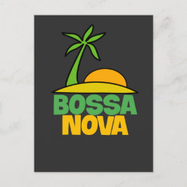 Bossa Nova cadeau voor Braziliaanse muziekliefhebb Feestdagenkaart