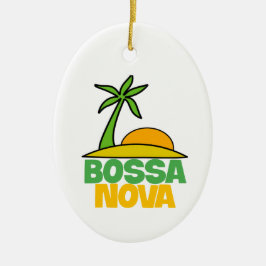 Bossa Nova cadeau voor Braziliaanse muziekliefhebb Keramisch Ornament