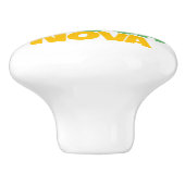 Bossa Nova cadeau voor Braziliaanse muziekliefhebb Keramische Knop (Zijkant)