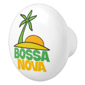 Bossa Nova cadeau voor Braziliaanse muziekliefhebb Keramische Knop (Rechts)
