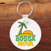 Bossa Nova cadeau voor Braziliaanse muziekliefhebb Sleutelhanger (Voorkant)
