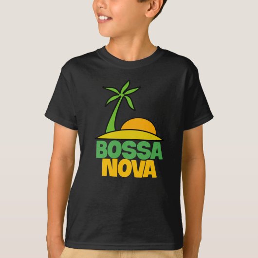 Bossa Nova cadeau voor Braziliaanse muziekliefhebb T-shirt (Voorkant)