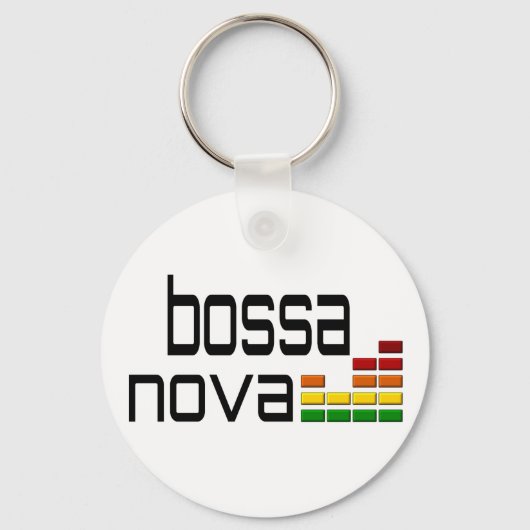Bossa Nova Music met Stereo Equalizer Sleutelhanger (Voorkant)