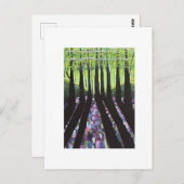 bosschaduwen briefkaart (Voorkant / Achterkant)