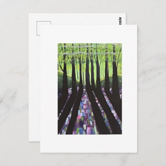 bosschaduwen briefkaart (Voorkant / Achterkant)