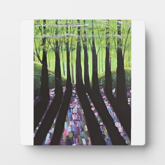 bosschaduwen fotoplaat (Voorkant)