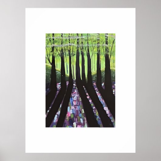 bosschaduwen poster (Voorkant)