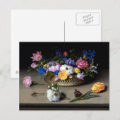 Bosschaert Flower still Life snijdt de Nederlandse Briefkaart (Voorkant / Achterkant)