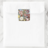 Bosschaert Flowers Vierkante Sticker (Tas)