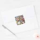 Bosschaert Flowers Vierkante Sticker (Envelop)