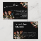 Bosschaert's "Bloemen in een Glas" Accommodaties Informatiekaartje (Voorkant / Achterkant)