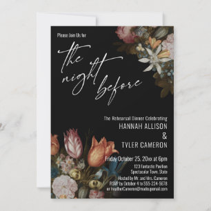 Bosschaert's "Bloemen in een Glas" de avond ervoor Kaart