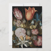 Bosschaerts "Bloemen in een Glas" De bruiloft van Kaart (Achterkant)