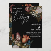 Bosschaerts "Bloemen in een Glas" De bruiloft van Kaart (Voorkant / Achterkant)