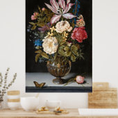 Bosschart leeft nog steeds met het Poster bloemen (Keuken)