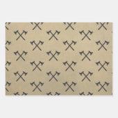 Bossen, assen, bergen, met zwarte en steenslag inpakpapier vel (Voorkant 3)