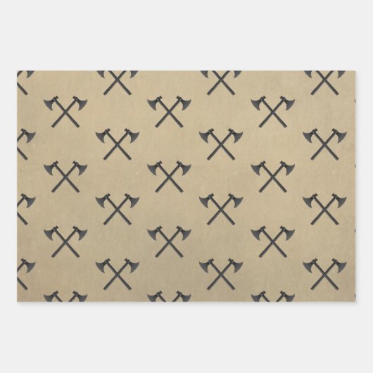 Bossen, assen, bergen, met zwarte en steenslag inpakpapier vel (Voorkant 3)