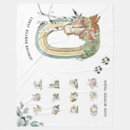 Bossen | Baby Mijlsteen Blanket Fleece Deken