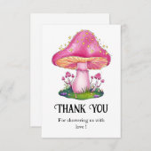 Bossen Baby shower Bedankkaart (Voorkant / Achterkant)