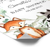 Bossen Baby shower Bossen Poster (Hoek)