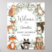 Bossen Baby shower Bossen Poster (Voorkant)