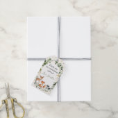 Bossen Baby shower Greenery Forest Animal Cadeaulabel (Met Touw)