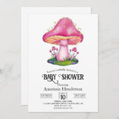 Bossen Baby shower Kaart (Voorkant / Achterkant)