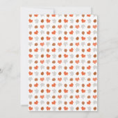 Bossen Baby shower - neutraal Invite Kaart (Achterkant)