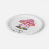 Bossen Baby shower Papieren Bordje (Gekanteld)