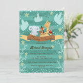 Bossen, Baby shower van bosdieren Kaart (Staand voorkant)