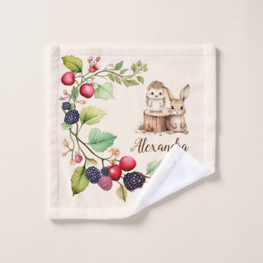 Bossen Bad Handdoek (Wasdoekje)