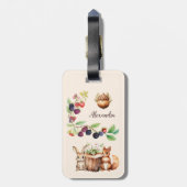 Bossen Bagagelabel (Achterkant verticaal)