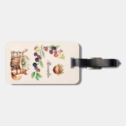 Bossen Bagagelabel (Achterkant horizontaal)