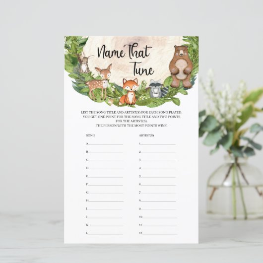 Bossen bebossen groennaam die Tune (Staand voorkant)