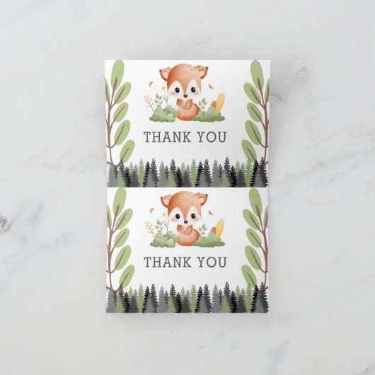 Bossen Bedankkaart (Binnen)