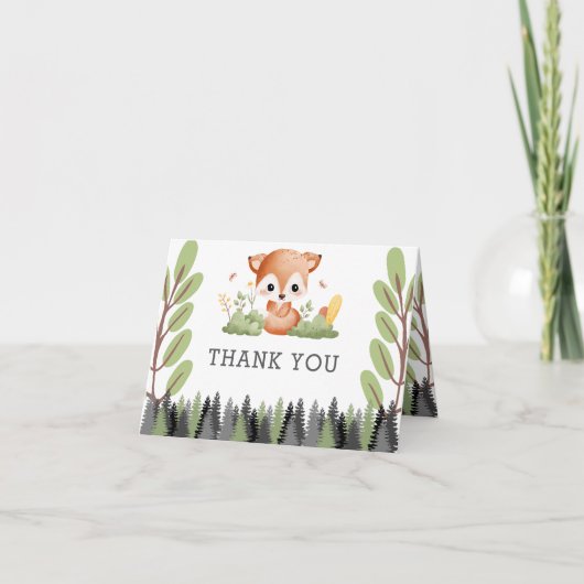 Bossen Bedankkaart (Voorkant)