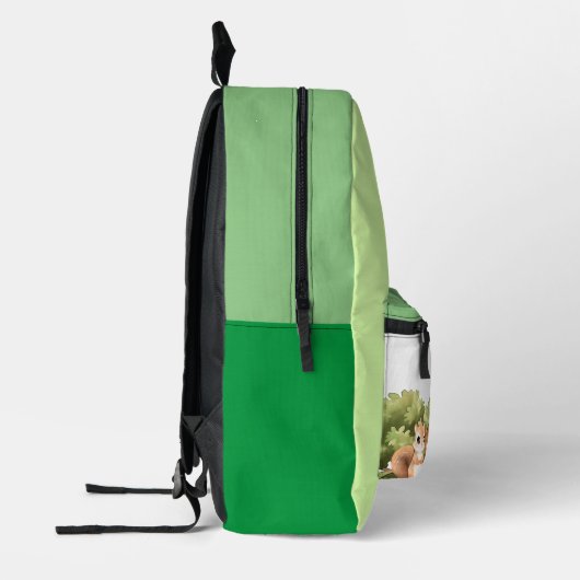 Bossen Bedrukte Rugzak (Links)