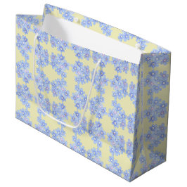 Bossen Blauwe Boeketten Groot Cadeauzakje