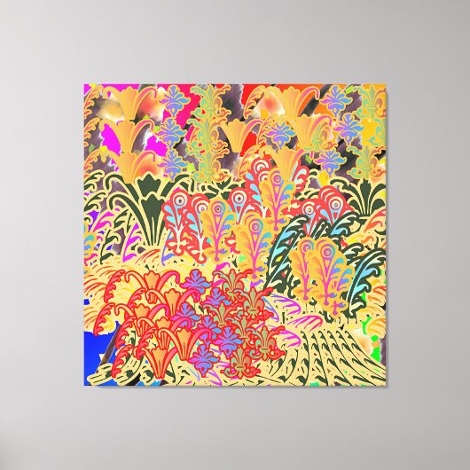 Bossen Bloemen Canvas Afdruk (Voorkant)