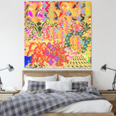 Bossen Bloemen Canvas Afdruk (Insitu (Slaapkamer))