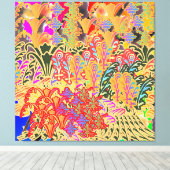 Bossen Bloemen Canvas Afdruk (Insitu (Houten vloer))