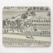 Bossen, boerderijen muismat (Voorkant)