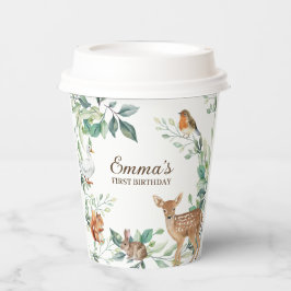 Bossen Bossen eerste verjaardag Papieren Bekers