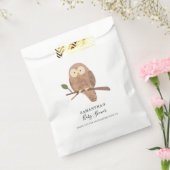 Bossen Bossen Scheppen Night Owl Baby shower Bedankzakje (Gezegeld)