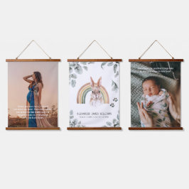 Bossen Bossen Voetvlekken en Foto's Hangend Wandkleed