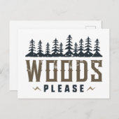 Bossen Briefkaart (Voorkant / Achterkant)