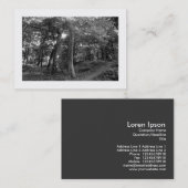 Bossen Bute Park, Cardiff, Mini Foto Visitekaartje (Voorkant / Achterkant)