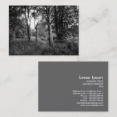 Bossen Bute Park, Cardiff, Mini Foto Visitekaartje (Voorkant / Achterkant)